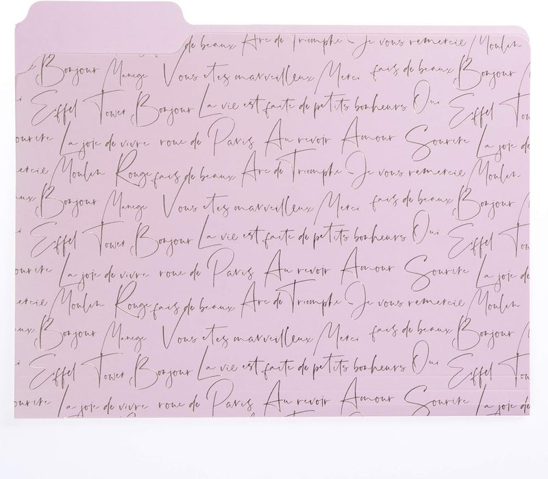 Graphique Parisian Traditional File Folder Set – Each Folder Measures 11.75"" x 9.5"", Set Includes 9 Folders with 3 Unique Designs, Durable Triple-Scored Coated Cardstock (FIF055) - Image 4